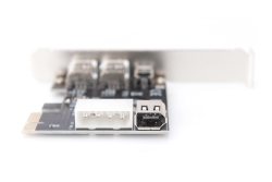 DIGITUS PCI Expr Card 2x Firewire400 ext, +1x FW400 int
