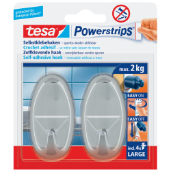 Powerstrips® Systemhaken - ablösbar, oval,...