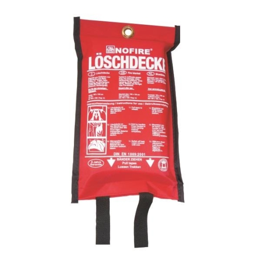 NOFIRE Löschdecke NO 120x120 POLY 1C im Polybag