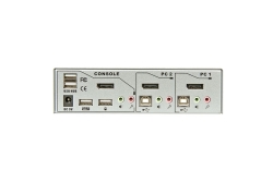 LINDY KVM Switch Pro 2 Port DisplayPort 1.2 USB 2.0 & Audio