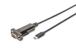 DIGITUS Adapter USB2.0/C -> seriell D-Sub9 St/St +...