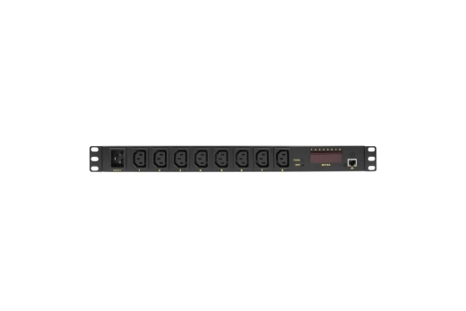 Logilink IP Steckdosenleiste 19 8fach Einbau 1HE schwarz