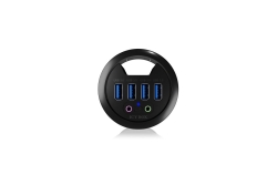Hub 4-Port IcyBox USB 3.0 IB-Hub1403A Tisch-Hub mit Audio retail