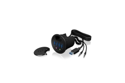 Hub 4-Port IcyBox USB 3.0 IB-Hub1403A Tisch-Hub mit Audio retail
