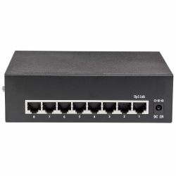 INTELLINET Switch 8-Port Gigabit Ethernet PoE+ 60W Desktop