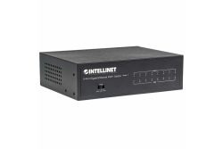 INTELLINET Switch 8-Port Gigabit Ethernet PoE+ 60W Desktop