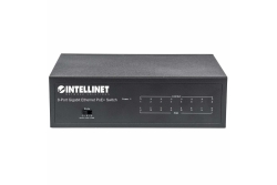 INTELLINET Switch 8-Port Gigabit Ethernet PoE+ 60W Desktop