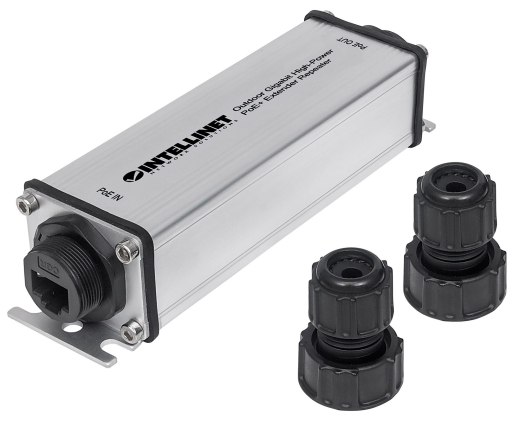 INTELLINET PoE+ Extender Outdoor Gigabit High Power bis 100m