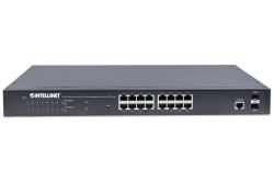 INTELLINET PoE+Web-Managed Switch 16Port Gigabit+2 SFP-Ports