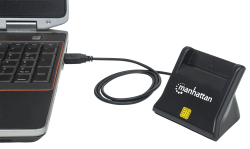 MANHATTAN USB2.0-Smartcard/SIM-Kartenlesegerät mit...