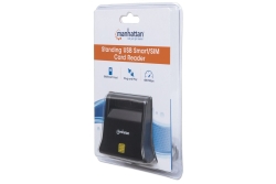 MANHATTAN USB2.0-Smartcard/SIM-Kartenlesegerät mit Standfuß