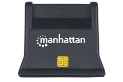 MANHATTAN USB2.0-Smartcard/SIM-Kartenlesegerät mit Standfuß
