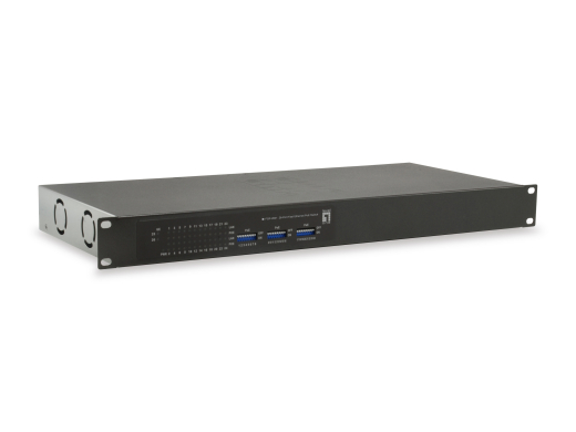 LevelOne PoE+Switch 24xFE PoE/2xGE 150W 19unmanaged Metall