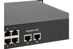 LevelOne PoE+Switch 24xFE PoE/2xGE 150W 19unmanaged Metall
