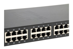 LevelOne PoE+Switch 24xFE PoE/2xGE 150W 19unmanaged Metall
