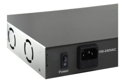 LevelOne PoE+Switch 24xFE PoE/2xGE 150W 19unmanaged Metall