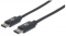 MANHATTAN USB 2.0 Typ C-Kabel C-Stecker/C-Stecker 0,5m schw