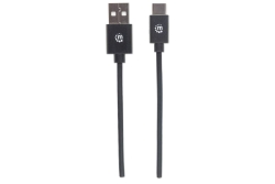 MANHATTAN USB 2.0 Typ C-Kabel C-Stecker/A-Stecker 2m schwarz