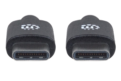 MANHATTAN USB 2.0 Typ C-Kabel C-Stecker/C-Stecker 2m schwarz