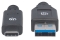 MANHATTAN USB 3.1 Gen1 Typ C-Kabel C-Stecker/A-Stecker 3m