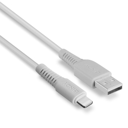 LINDY USB an Lightning Kabel weiß 0.5m