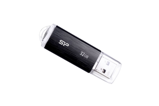 Silicon Power USB-Stick 32GB USB2.0 U02 Plastic Black