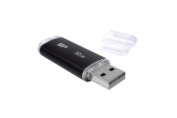 Silicon Power USB-Stick 32GB USB2.0 U02 Plastic Black