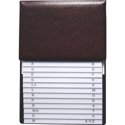 Telefon-Klappregister - weinrot, 160 x 230 mm