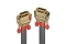 LINDY DVI-D Dual Link Kabel Gold Line 15m