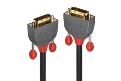 LINDY DVI-D Dual Link Kabel Anthra Line 5m