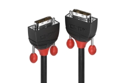 LINDY DVI-D Single Link Kabel Black Line 1m
