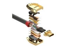 LINDY HDMI High Speed Kabel Gold Line 5m