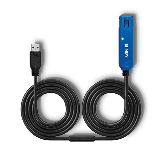 LINDY USB 3.0 Aktiv-Verlängerung Typ A/A Pro M/F 15m