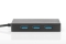 DIGITUS USB-Hub 4-Port 3.0->4xA3.0 m.Netzteil schwarz