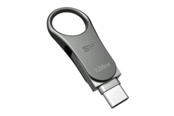 Silicon Power USB-Stick 128GB USB3.0 C80 Silver Type-C Ready