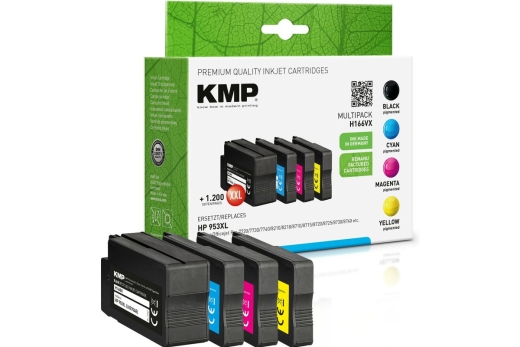 KMP Patrone HP 953XL Multip. 2000-2300S. H166VX Hybrid-Chip