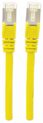 INTELLINET Patchkabel Cat6a-Stecker/Cat7-Rohkabel 10m gelb