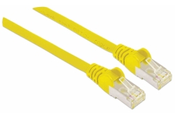 INTELLINET Patchkabel Cat6a-Stecker/Cat7-Rohkabel 10m gelb