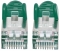 INTELLINET Patchkabel Cat6a-Stecker/Cat7-Rohkabel 2m grün