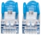 INTELLINET Patchkabel Cat6a-Stecker/Cat7-Rohkabel 5m blau