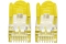 INTELLINET Patchkabel Cat6a-Stecker/Cat7-Rohkabel 5m gelb