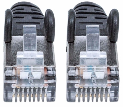 INTELLINET Patchkabel Cat6a-Stecker/Cat7-Rohkabel 7,5m sw