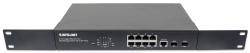 INTELLINET Switch 8-Port Gigabit Web-Managed PoE+ Desk 2xSFP