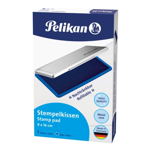 Stempelkissen 1 - 160 x 90 mm, blau getränkt