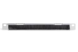 DIGITUS Kabelbürstenleiste 0,5HE 10 254mm grau