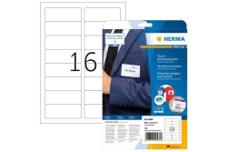 HERMA Textil/Namensetiketten A4 88.9x 33.8mm weiss 160 St.