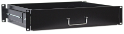 INTELLINET 19 Schublade 350mm 2HE tief ausziehbar schwarz