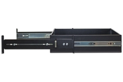 INTELLINET 19 Schublade 350mm 2HE tief ausziehbar schwarz