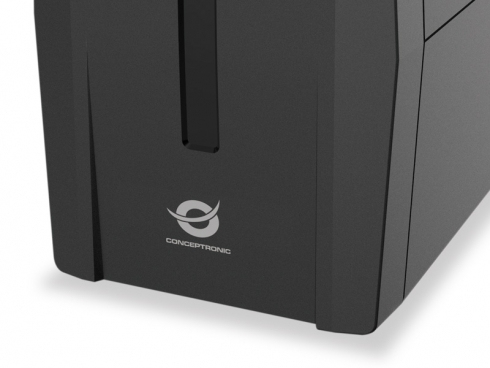 CONCEPTRONIC USV 850VA/480W/4xIEC/HID USB/RJ45in/Out/AVR sw