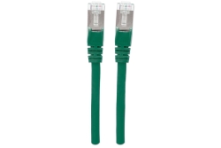 INTELLINET Patchkabel RJ45 S/FTP Cat6 Kupfer LSZH 1,0m grün